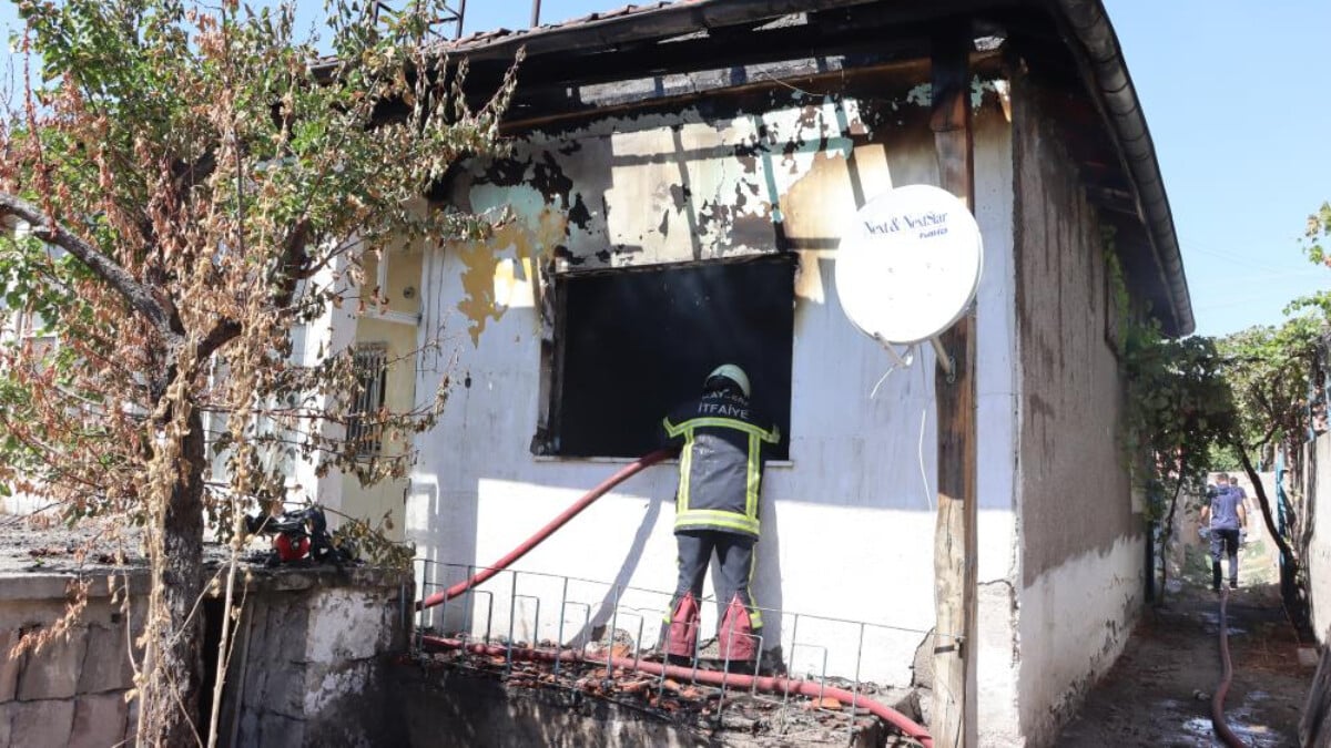 Kayseri’de kiracı oturduğu evi yakıp kayıplara karıştı