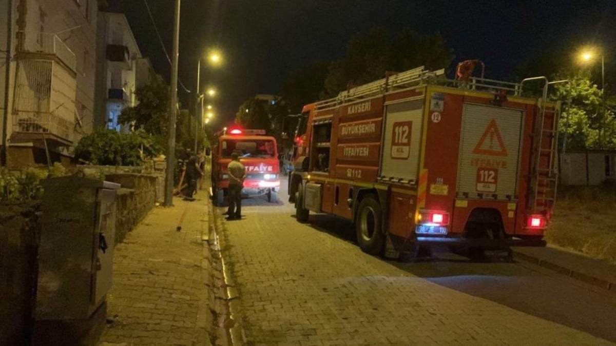 Kayseri’de mal paylaşımına sinirlenen kadın oturduğu evi yaktı