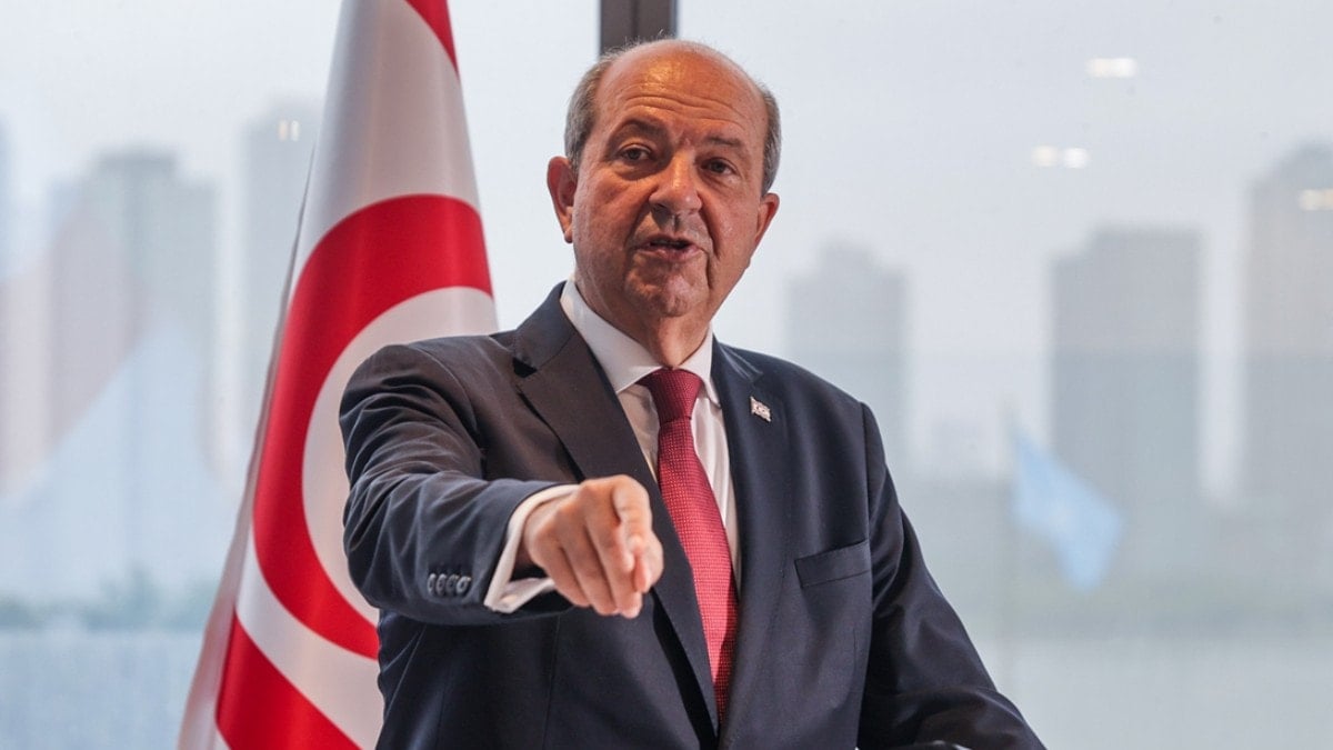 KKTC Cumhurbaşkanı Tatar’dan Kıbrıs’ta iki devletli çözüm vurgusu