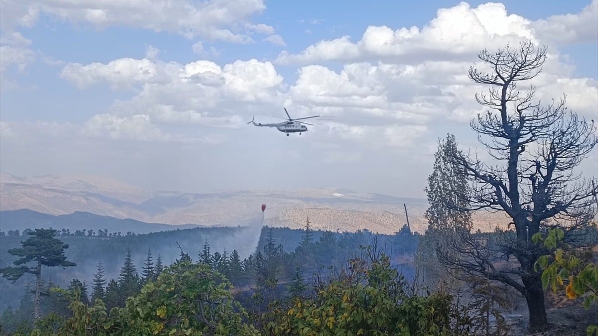 Konya’da orman yangını! Alevlere müdahale ediliyor