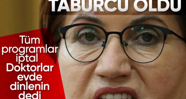 Kürşad Zorlu duyurdu: Rahatsızlanan Meral Akşener birkaç güne görevine dönecek