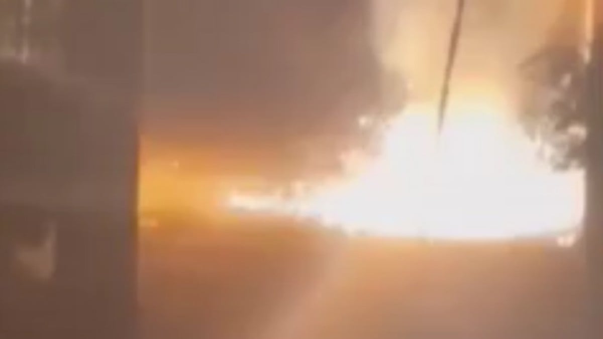 Mardin’de patlayan elektrik trafosu korkulu anlar yaşattı