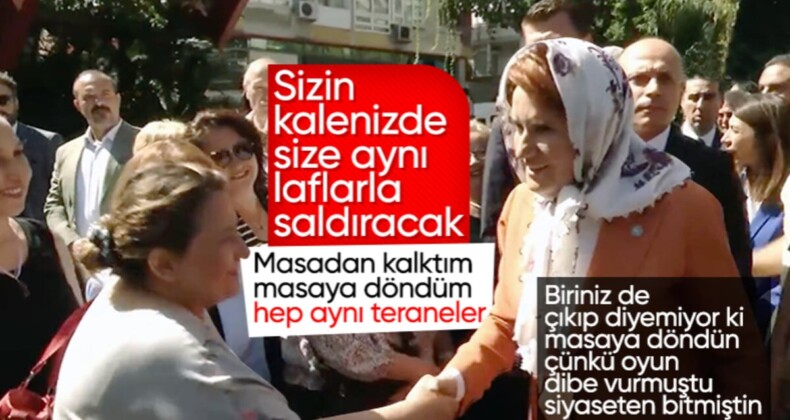 Meral Akşener CHP’nin kalesi İzmir’de: Muhalefete yüklenecek