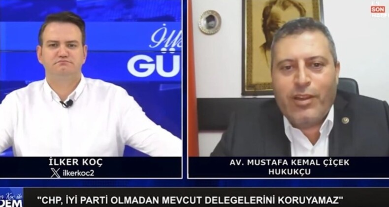 Mustafa Kemal Çiçek: CHP, İYİ Parti olmadan belediyelerini kaybeder