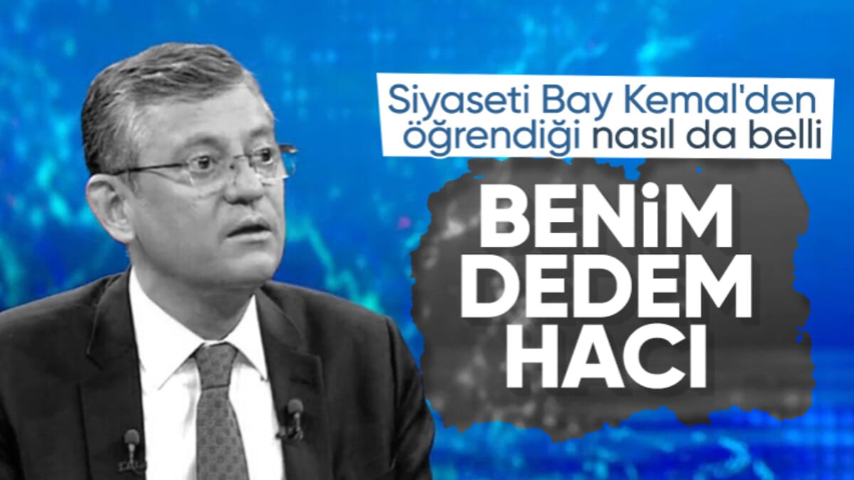Özgür Özel: Biz de hacı torunuyuz