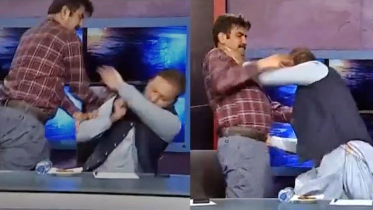 Pakistan’da senatör ile avukat canlı yayında kavga etti