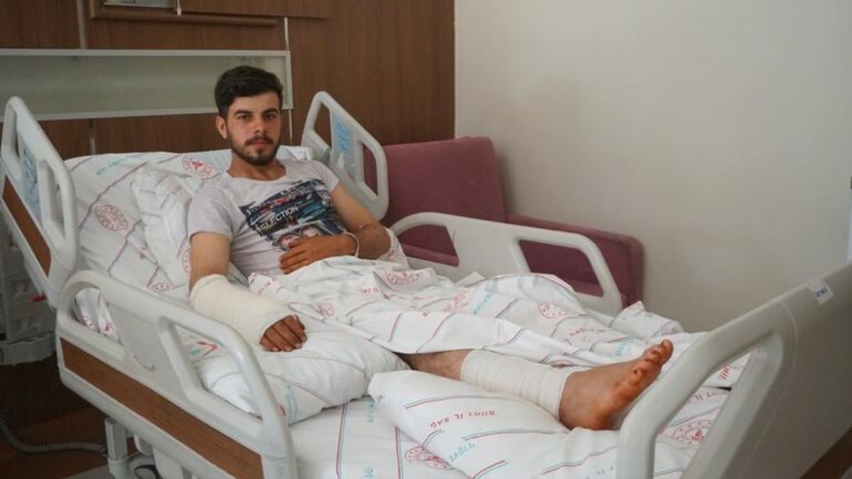 Siirt’te ayı saldırısına uğrayan çoban yaşadıklarını anlattı