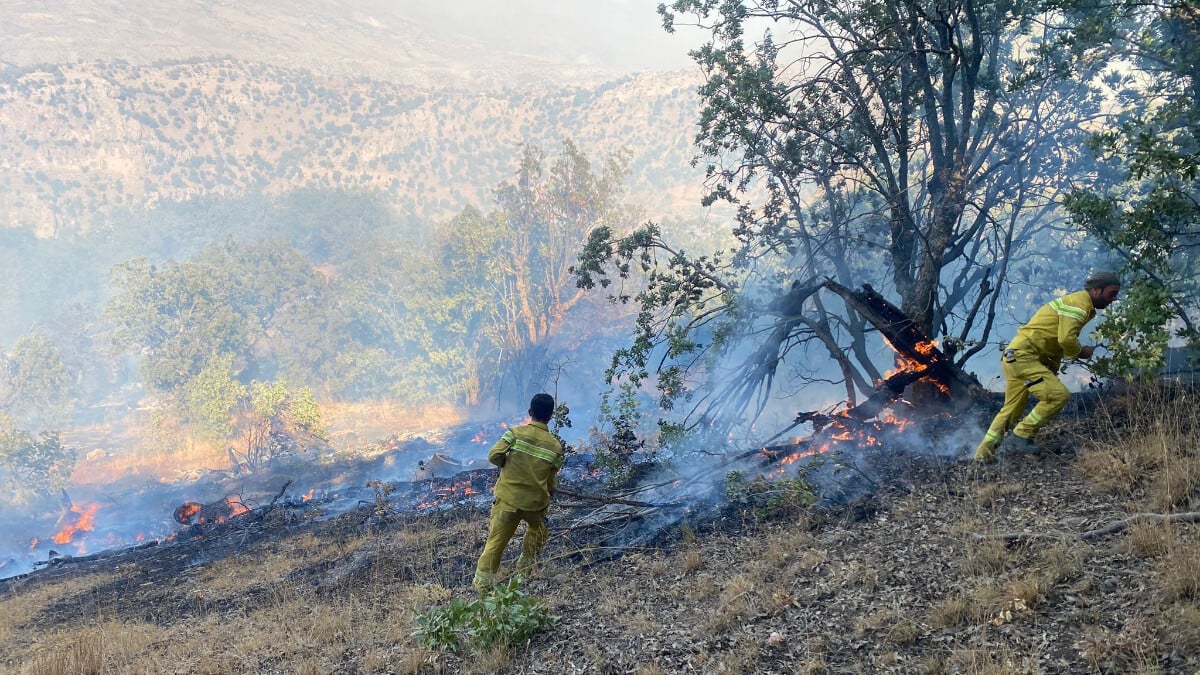 Şırnak Cudi Dağı’nda yangın! 7 saat sonra kontrol altında…