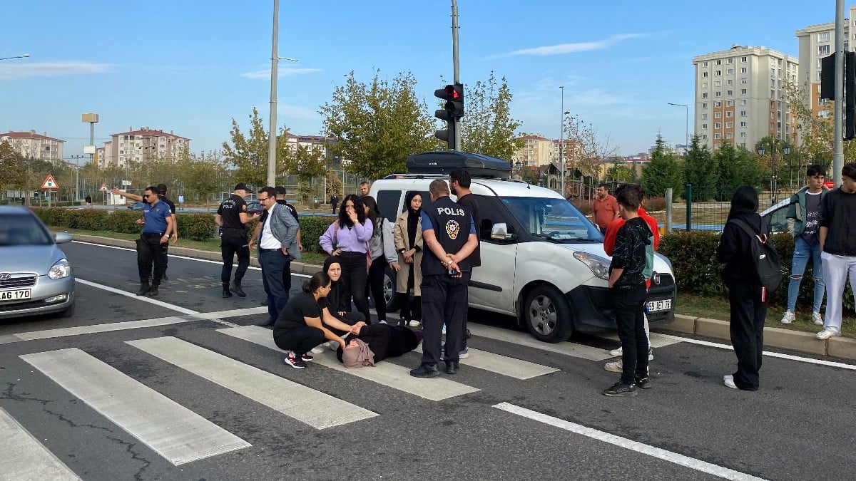 Tekirdağ’da yaya yolunda kaza!