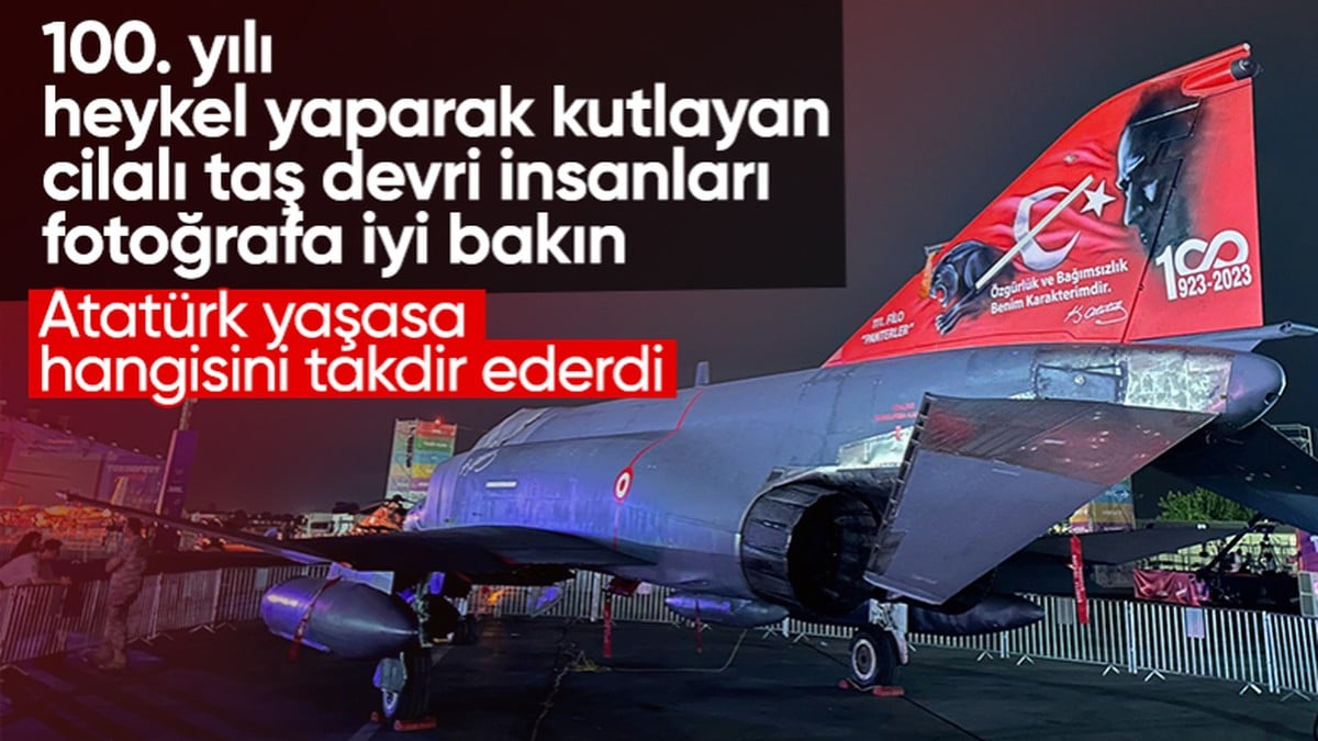 TEKNOFEST İzmir’de Cumhuriyet’in 100. yılına özel detay