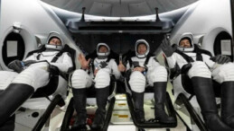 Uluslararası Uzay İstasyonu’ndaki 4 astronot Dünya’ya indi