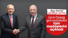 Ümit Özdağ’ın Kılıçdaroğlu ile yaptığı gizli anlaşmanın maddeleri