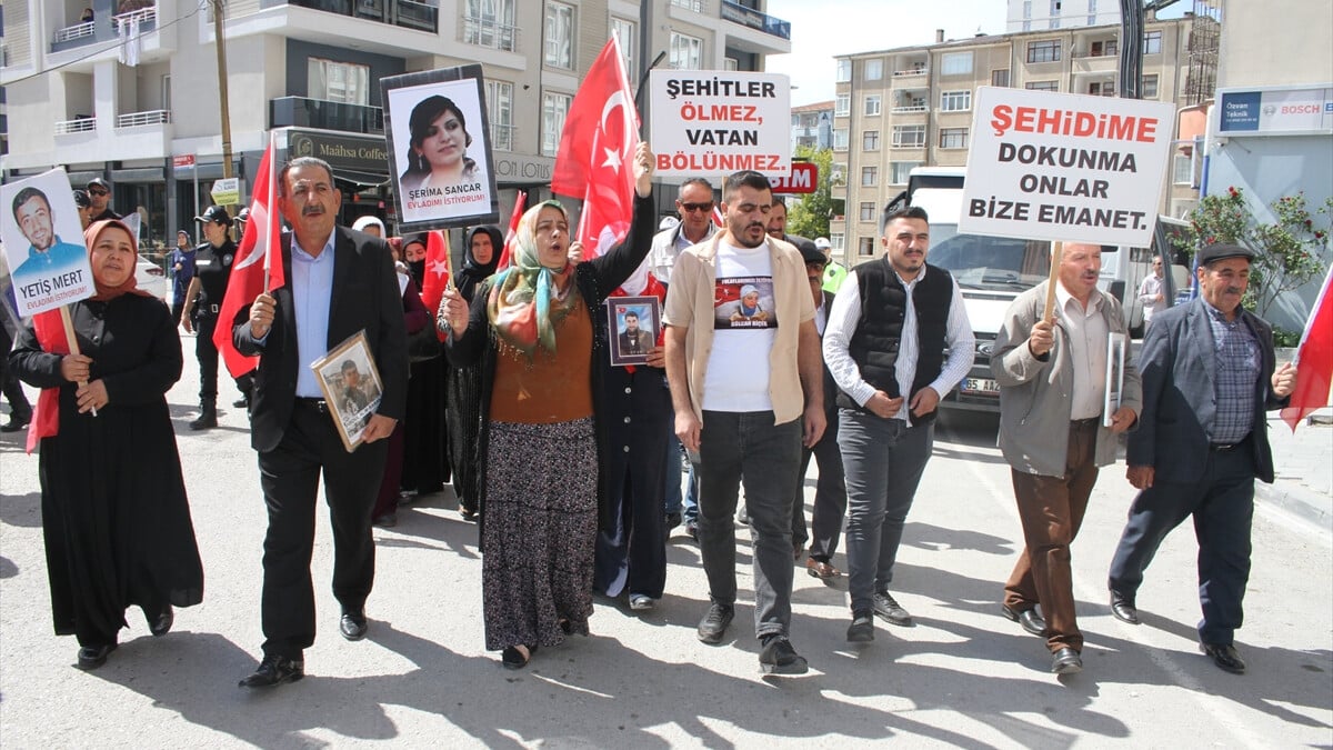 Vanlı aileler dağa kaçırılan çocukları için eylem yaptı