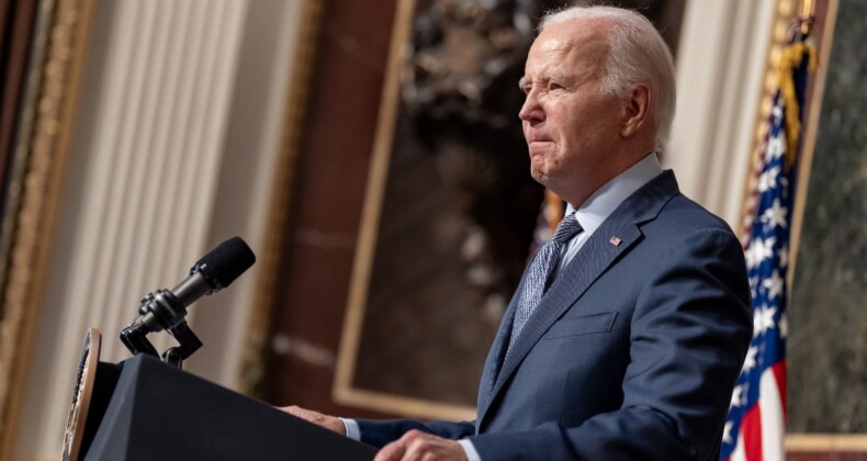 ABD’nin Suriye’deki üslerine saldırı iddiası: Joe Biden konuşmasını yarıda kesti