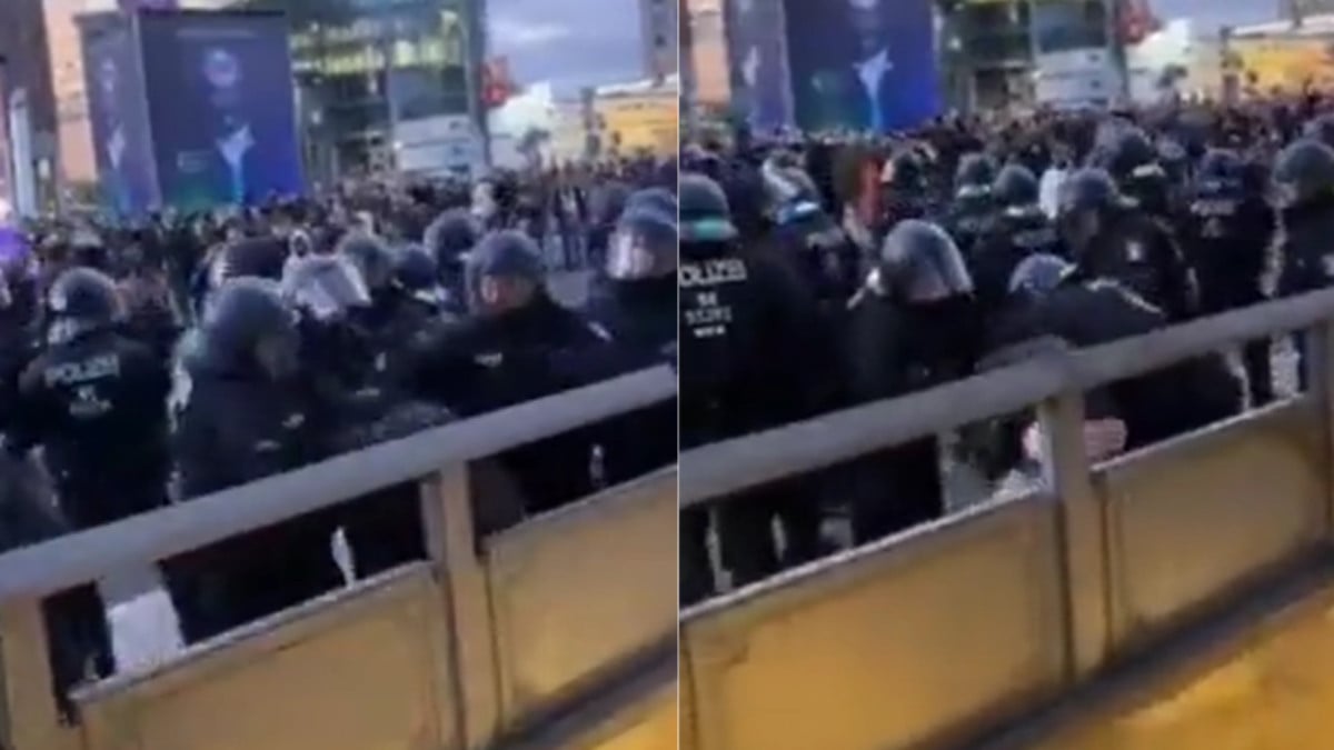 Almanya’da polis şiddeti! Filistin destekçisi gösterici öldüresiye dövüldü