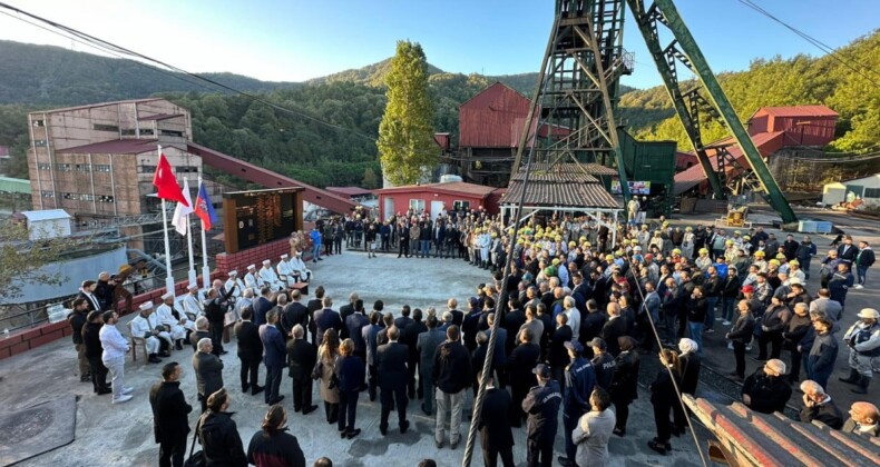 Amasya’da maden faciasının yıl dönümünde kuyu başında anma