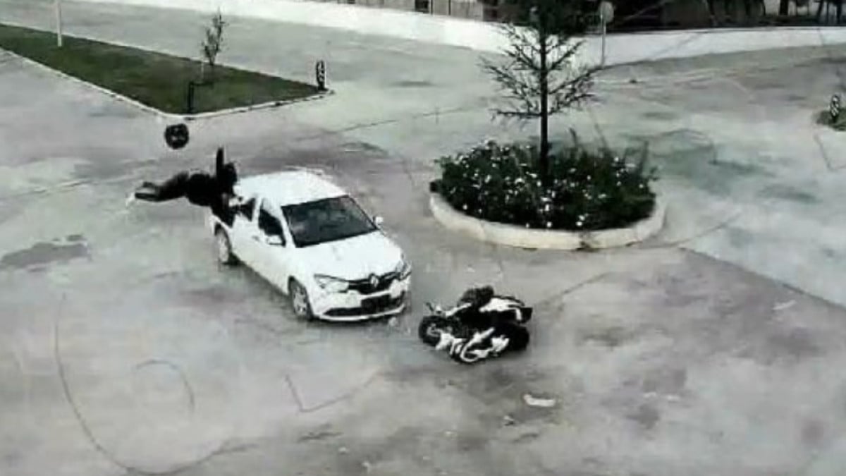 Amasya’da trafik kazaları güvenlik kameralarınca görüntülendi