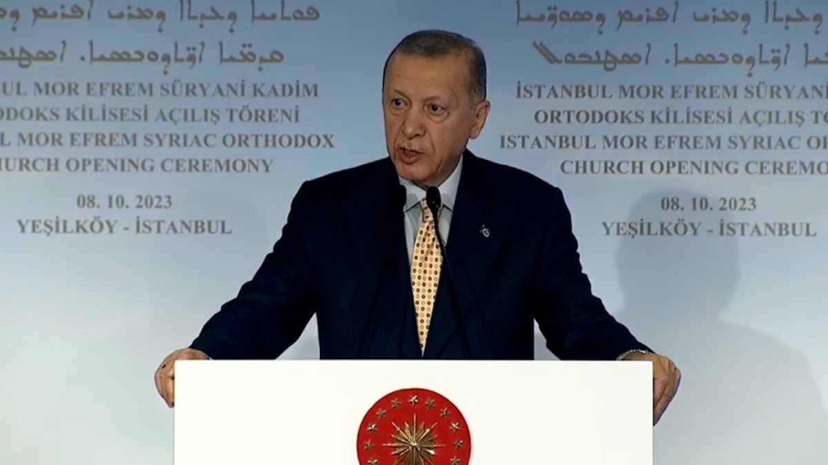 Cumhurbaşkanı Erdoğan Cumhuriyet’in ilk kilise açılışını Kanuni’nin sözü ile yaptı