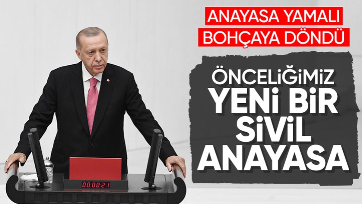 Cumhurbaşkanı Erdoğan’dan, TBMM’nin 28. Dönem açılışında yeni anayasa mesajı