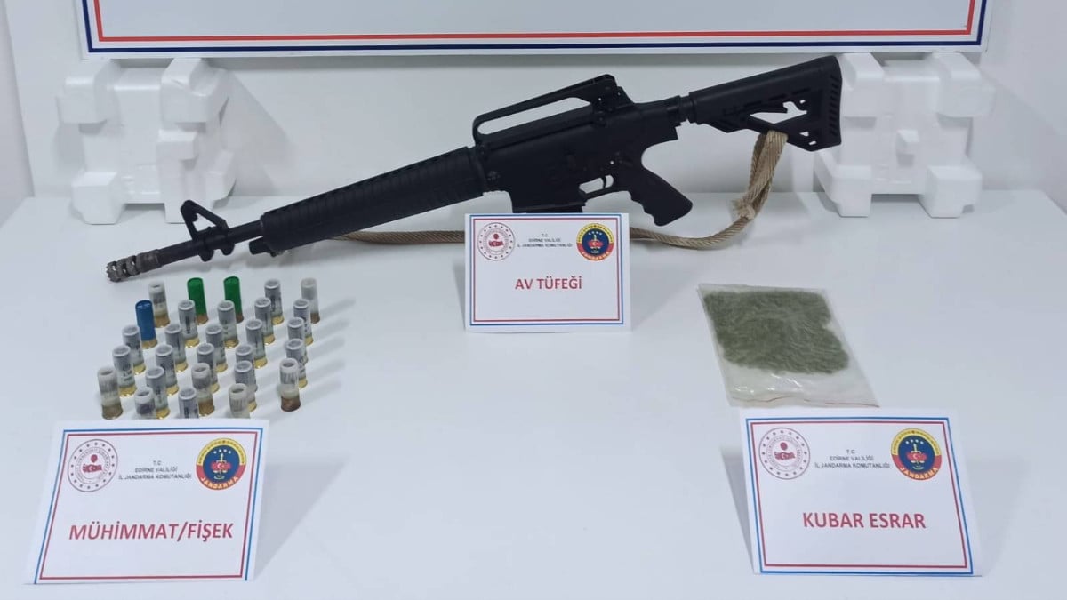 Edirne’de uyuşturucu operasyonu