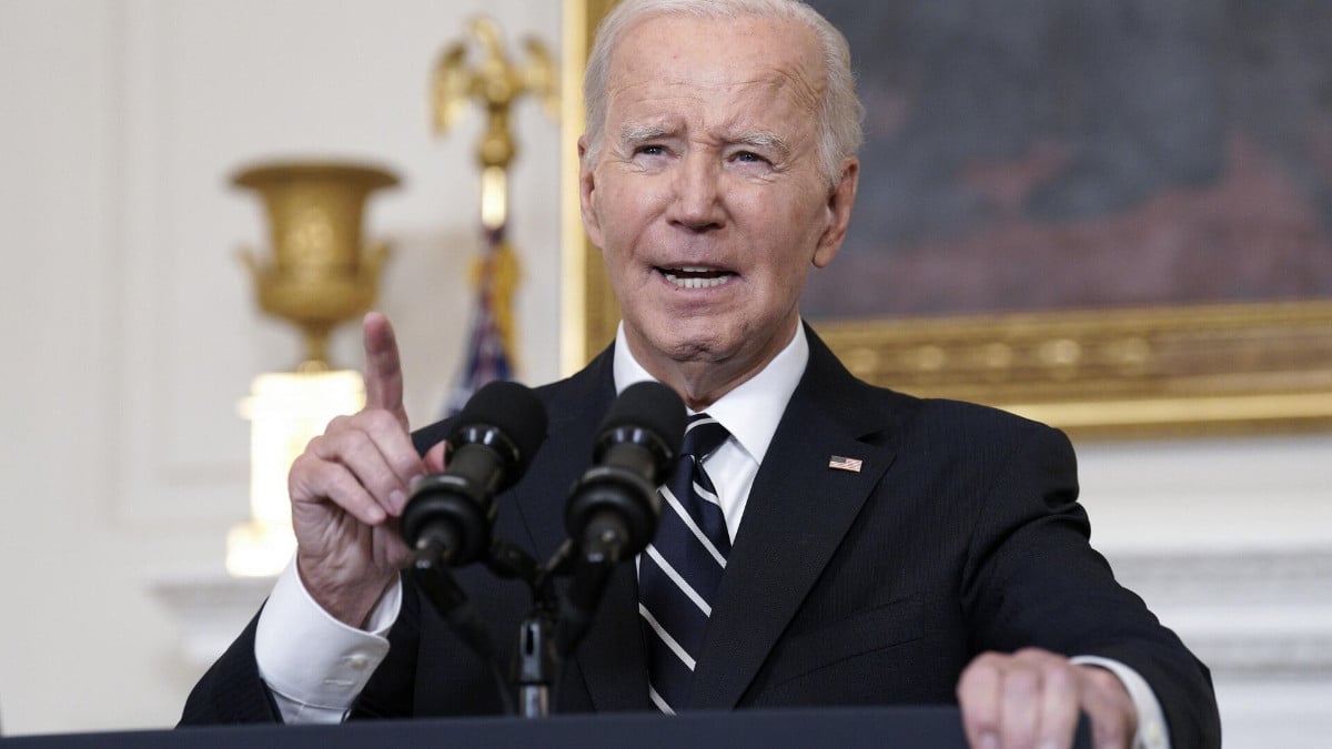 Filistinli genç Biden’ın konuşmasını kesti: Ateşkes hemen şimdi