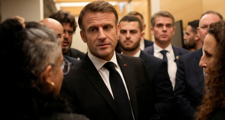 Fransa Cumhurbaşkanı Macron’dan İsrail’e destek ziyareti