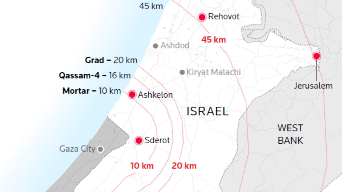 İsrail – Filistin çatışmasının haritası: Sürpriz saldırının geçtiği aşamalar