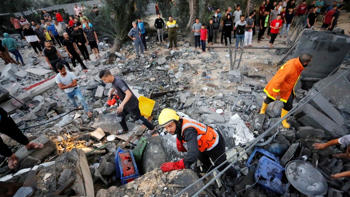 İsrail’in bombaladığı Gazze’de 1000’den fazla kişi enkaz altında