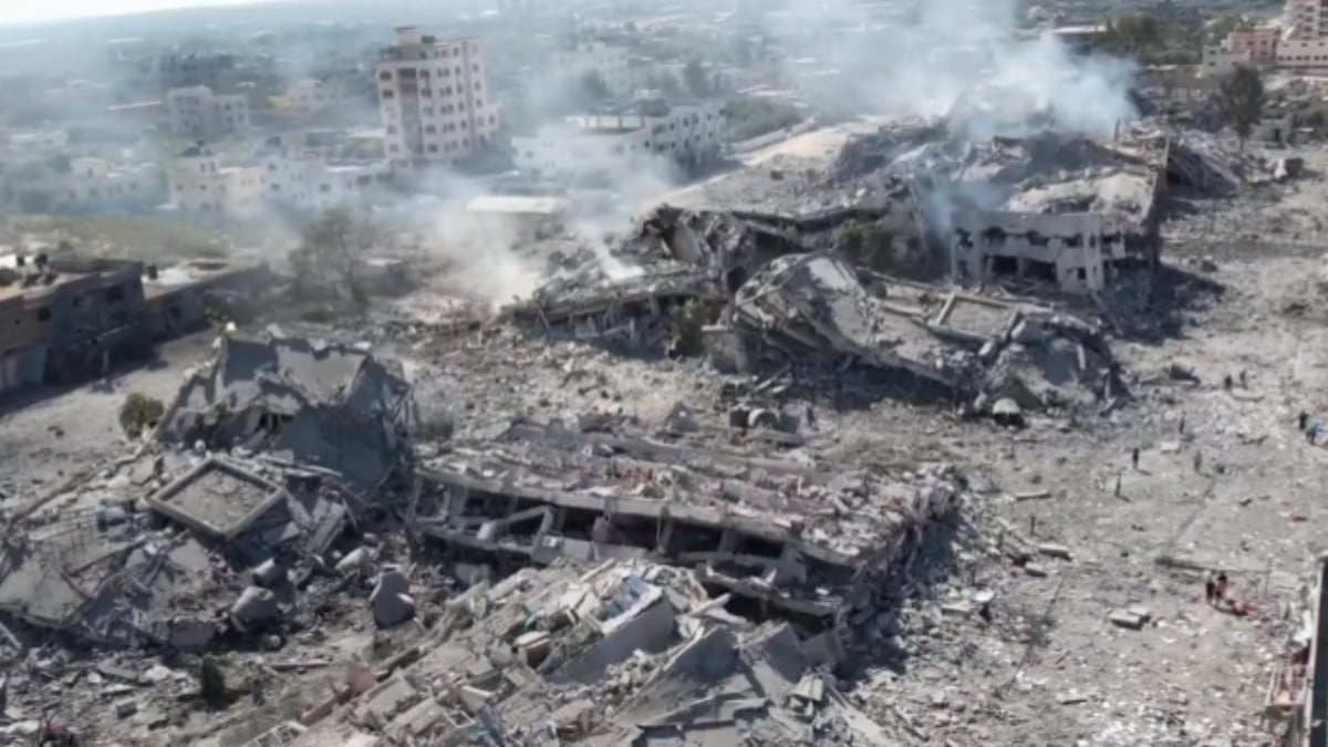 İsrail’in Gazze’de neden olduğu yıkım görüntülendi