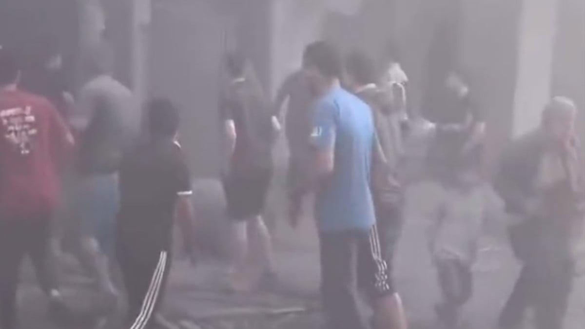 İsrail’in hava saldırılarının ardından Gazze sokaklarından yankılanan sesler…