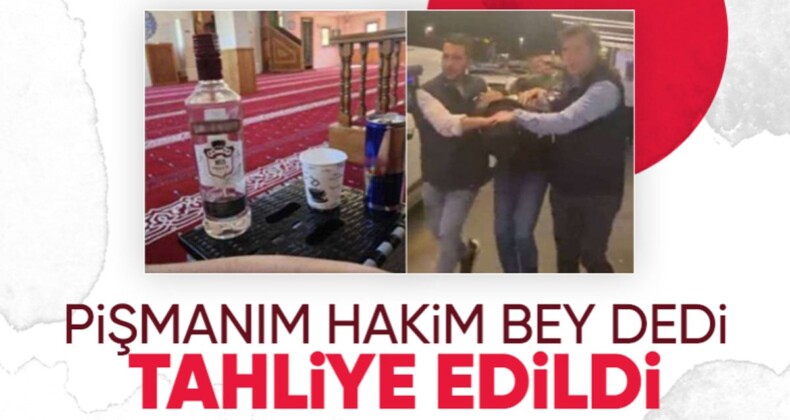 İstanbul’da camide alkollü fotoğraf paylaştı! 7 yıl 15 gün hapis cezası…