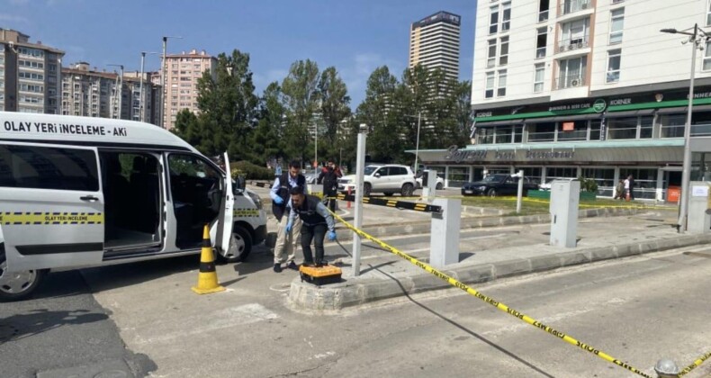 İstanbul’da otopark bariyerinin açılmamasına sinirlendi! Havaya ateş etti