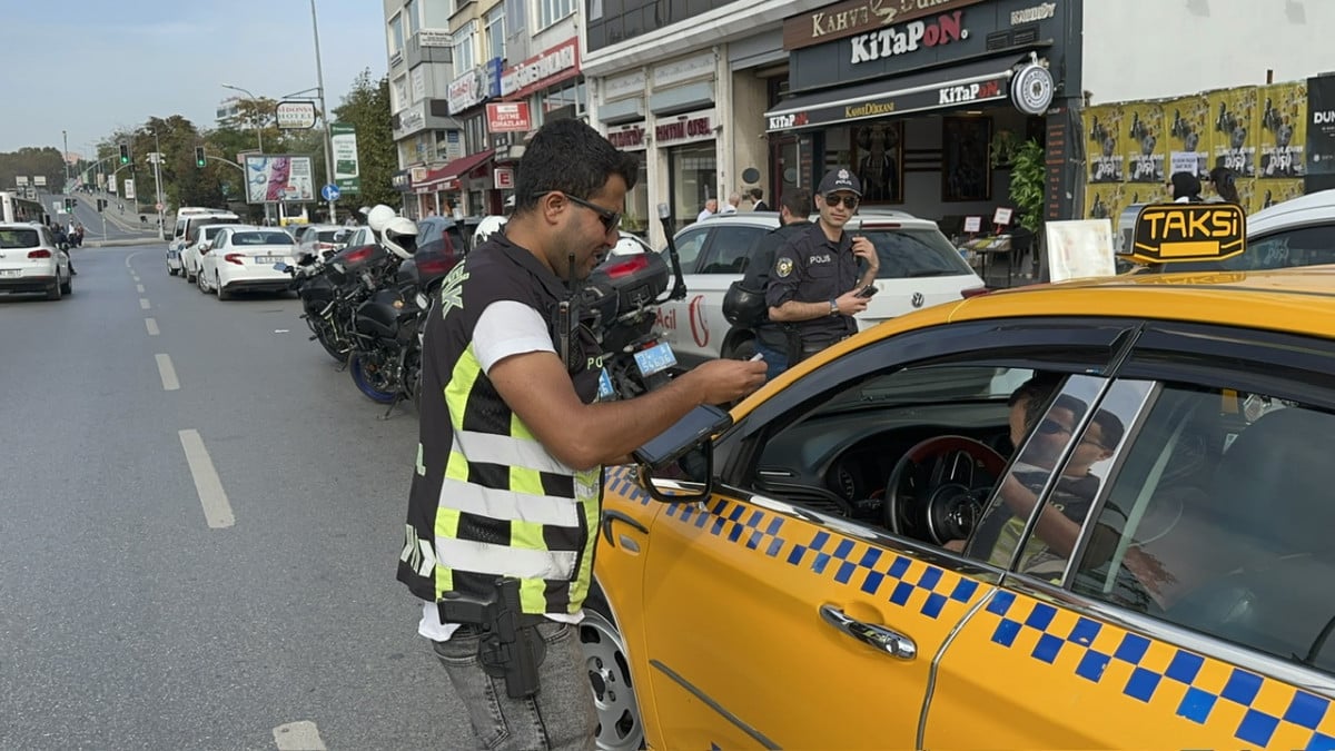 İstanbul’da sürücü denetimine takılan taksici: Gereken yapıldı