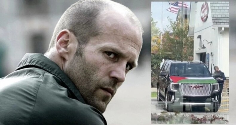 Jason Statham’ın Filistin bayrağı astığı iddia edildi: Gerçek başka çıktı