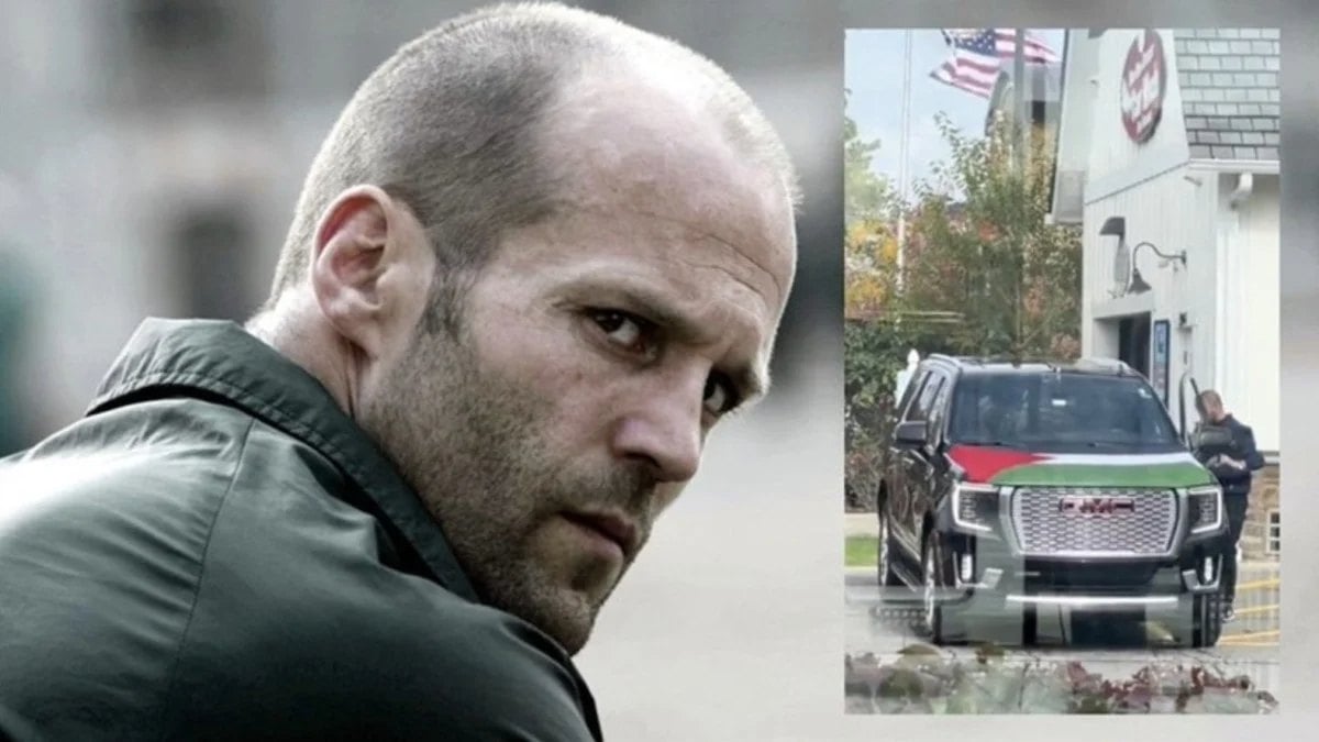 Jason Statham’ın Filistin bayrağı astığı iddia edildi: Gerçek başka çıktı