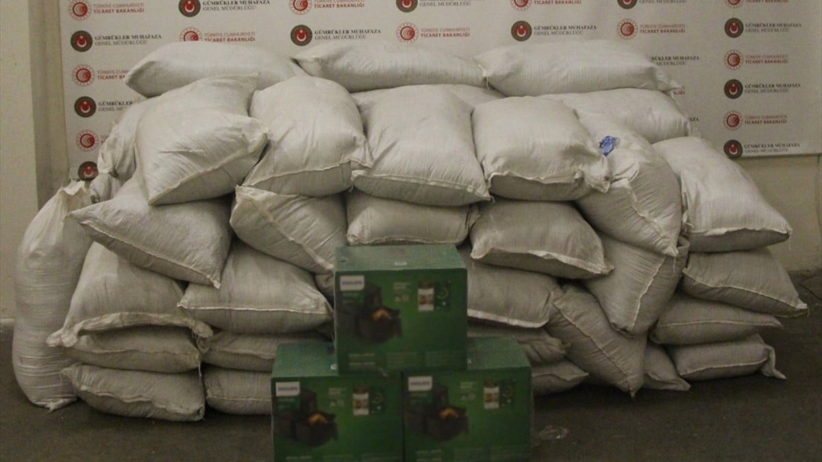 Kapıkule Gümrük Kapısı’nda 887 kilo kaçak ‘damiana çayı’ ele geçirildi