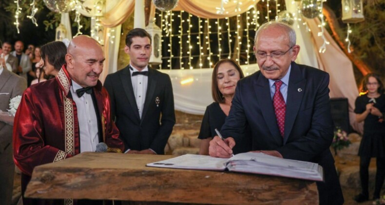 Kemal Kılıçdaroğlu, Tunç Soyer’in kızının nikah şahidi oldu