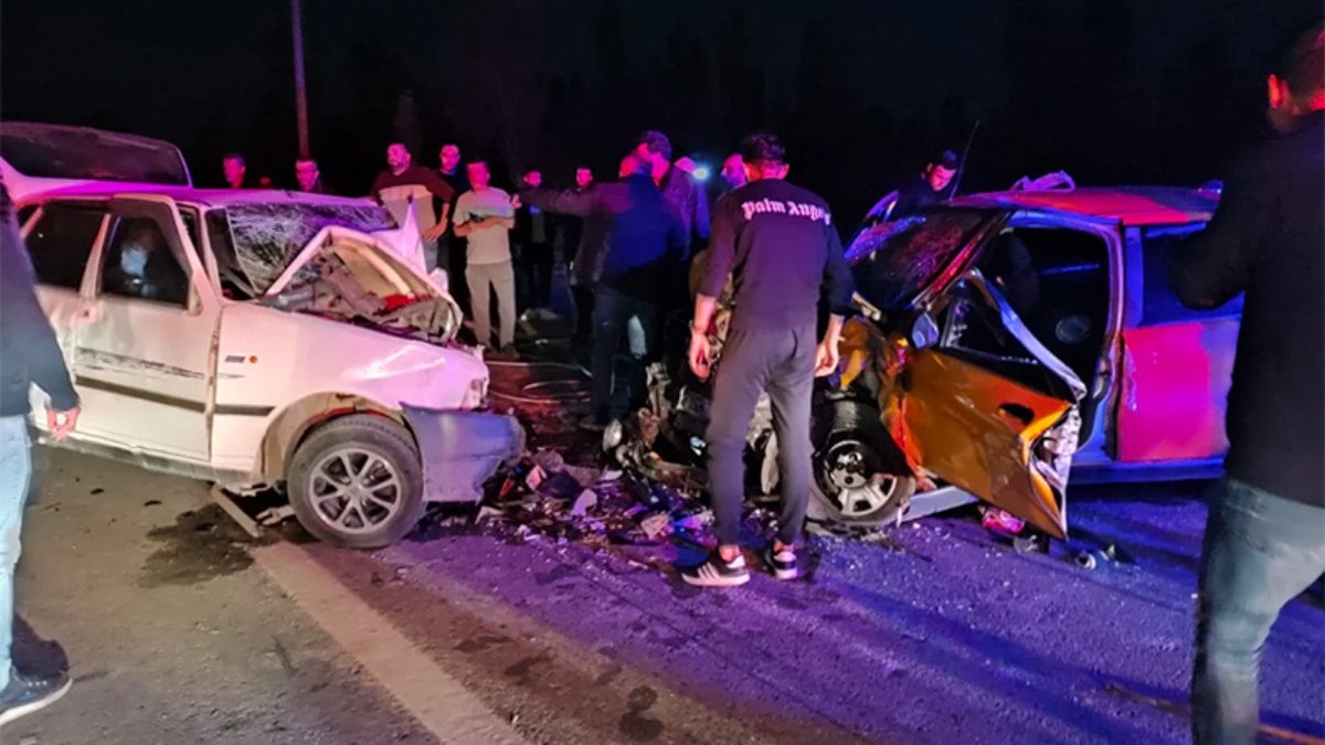 Konya’da otomobillerin kafa kafaya çarpıştığı kazada 1 kişi öldü