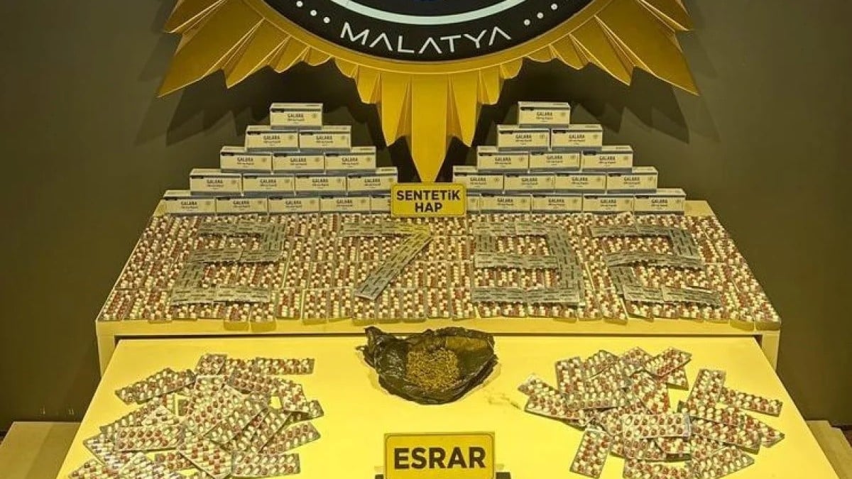 Malatya’da otobüsle uyuşturucu sevkiyatına polis engeli: 2 gözaltı