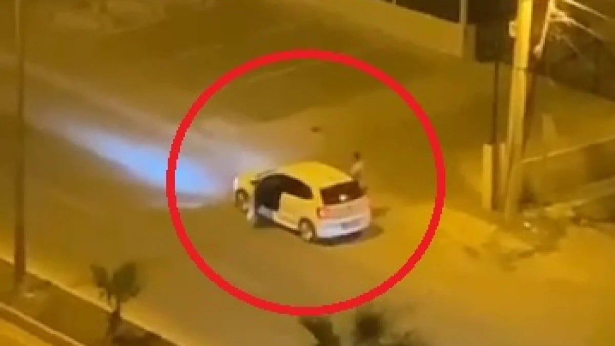 Mersin’de kadın otomobile zorla bindirildi! O anlar kaydedildi…