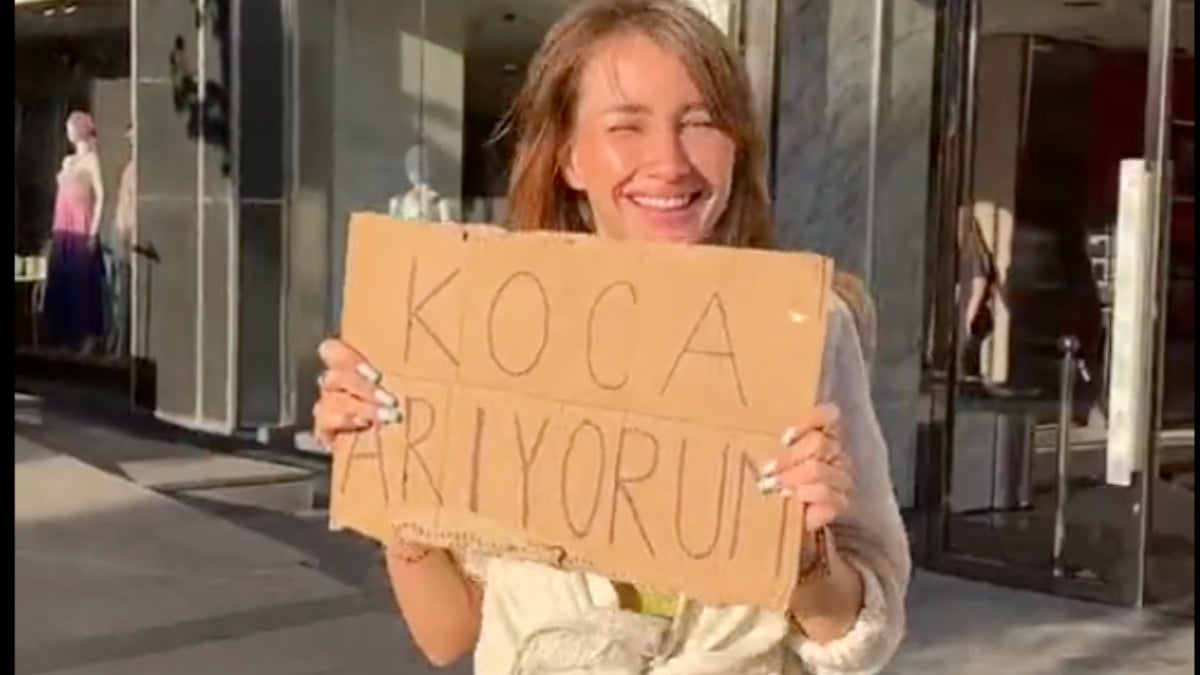 Ukraynalı kadın İstanbul sokaklarında koca aradı…