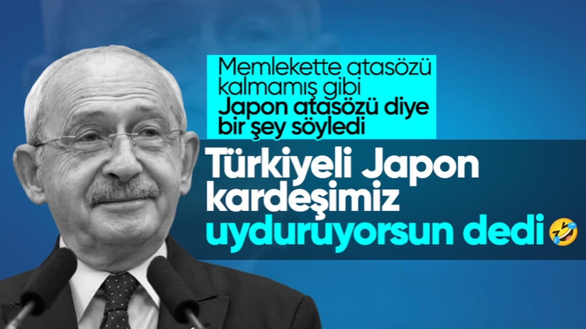 Yoshi Enomoto’dan Kılıçdaroğlu’nun atasözüne itiraz: Japoncada böyle bir söz yok