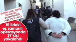 15 ilde Sibergöz operasyonu! Ali Yerlikaya açıkladı! 37 kişi yakalandı