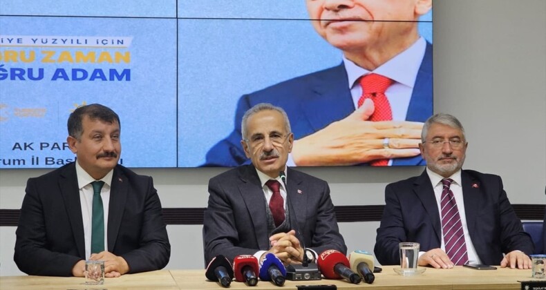 Abdulkadir Uraloğlu: Çorum’dan Ankara’ya 1,5 saatte hızlı tren hattıyla gidilecek