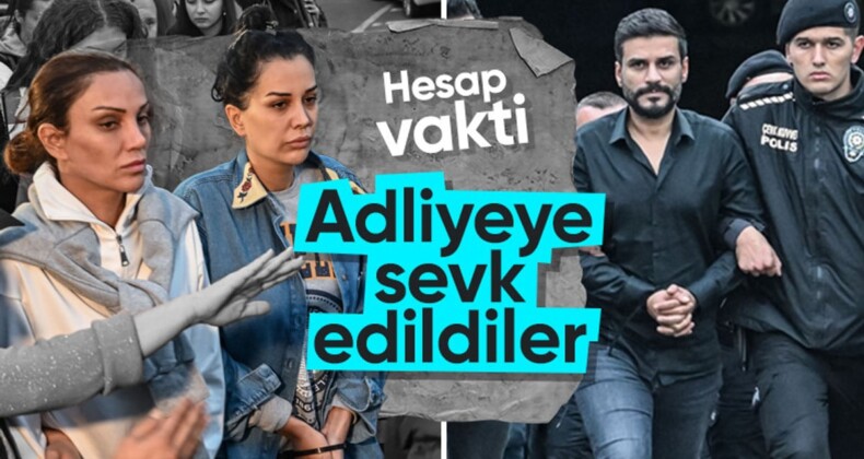 Adliyeye sevk edildiler! Dilan Polat destek verilince gözyaşlarını tutamadı