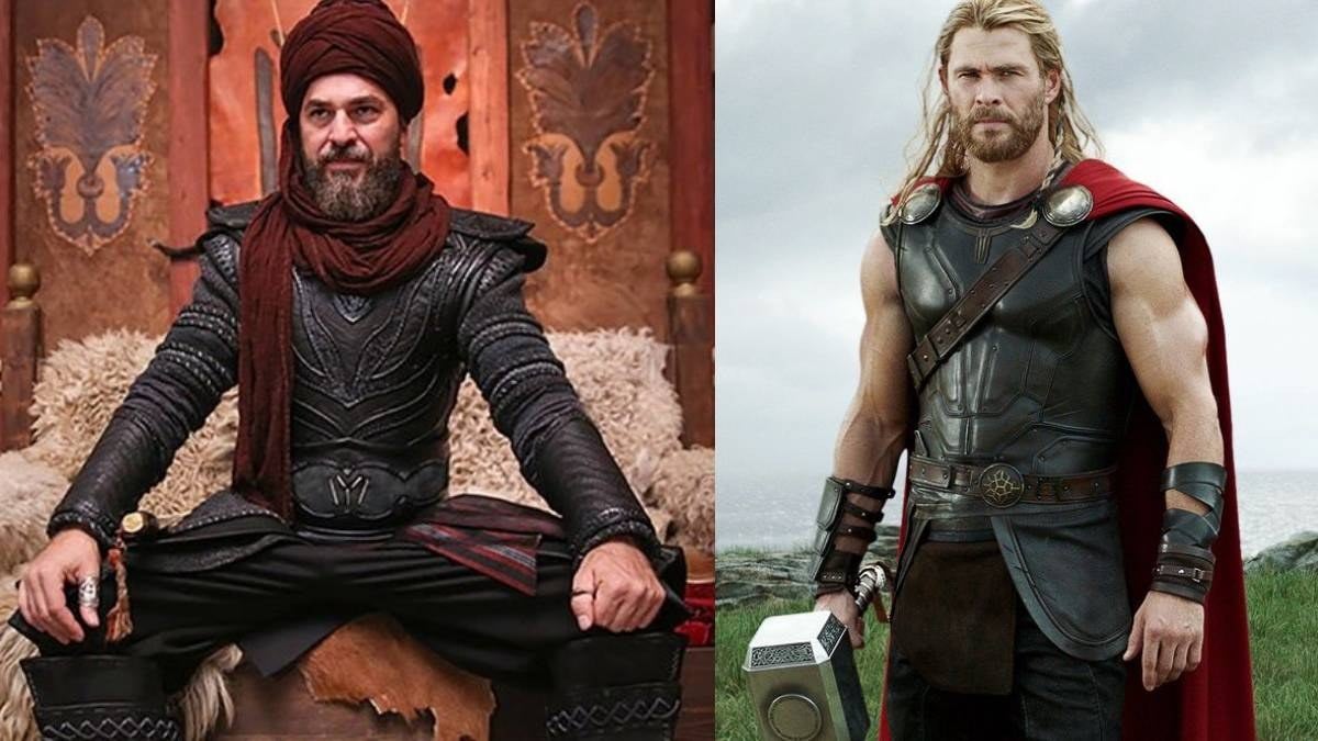 Avengers’ın Thor’u ile Diriliş Ertuğrul’un Ertuğrul Gazi’si bir araya geldi…