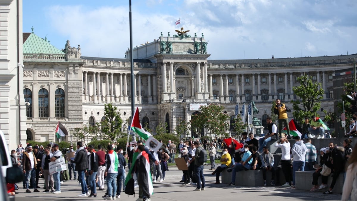 Avusturya’da basının Filistin gösterilerine provokatif yaklaşımı, Müslüman karşıtlığını artırıyor