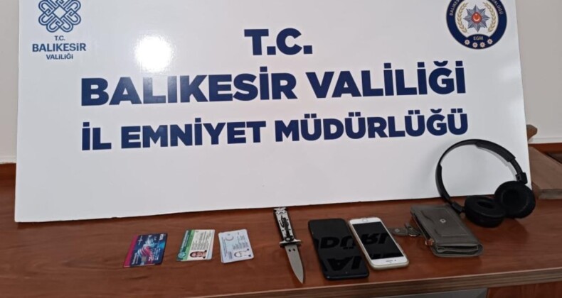 Balıkesir’de iki kız çocuğu, bıçakla gasp yaptı