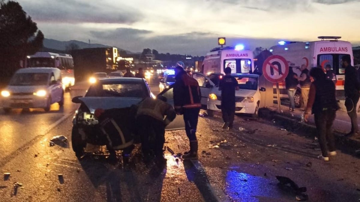 Bursa’da feci kaza: 1 ölü, 6 yaralı