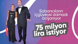 Çiğdem Sabancı’ya eşi Faruk Bilen’den 75 milyonluk boşanma davası